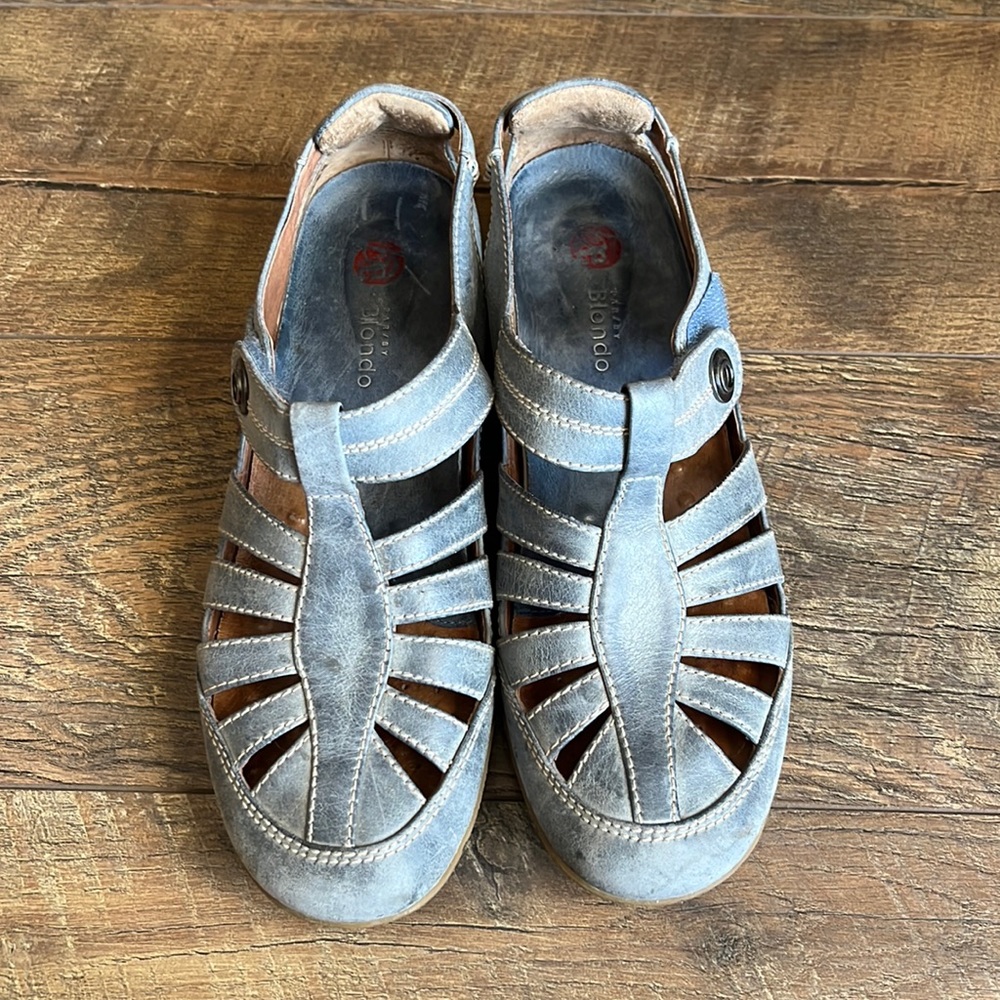 PAR / BY Blondo Fisherman Sandals 7.5 Narrow